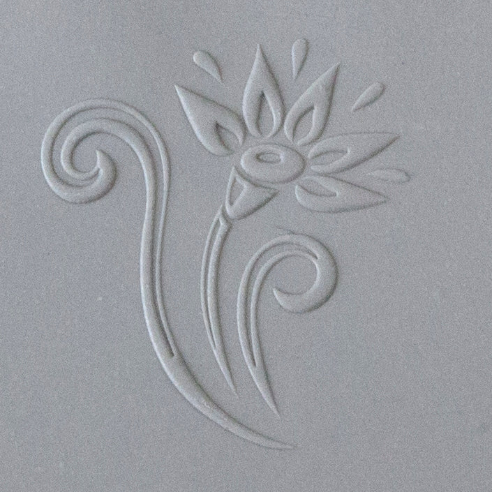 Jewelry Artist Elements - Texture - Spring sample in gray clay