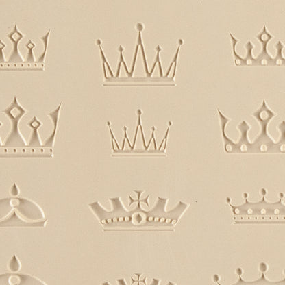 beige Jewelry Artist Elements - Texture - Crowns Embossed
