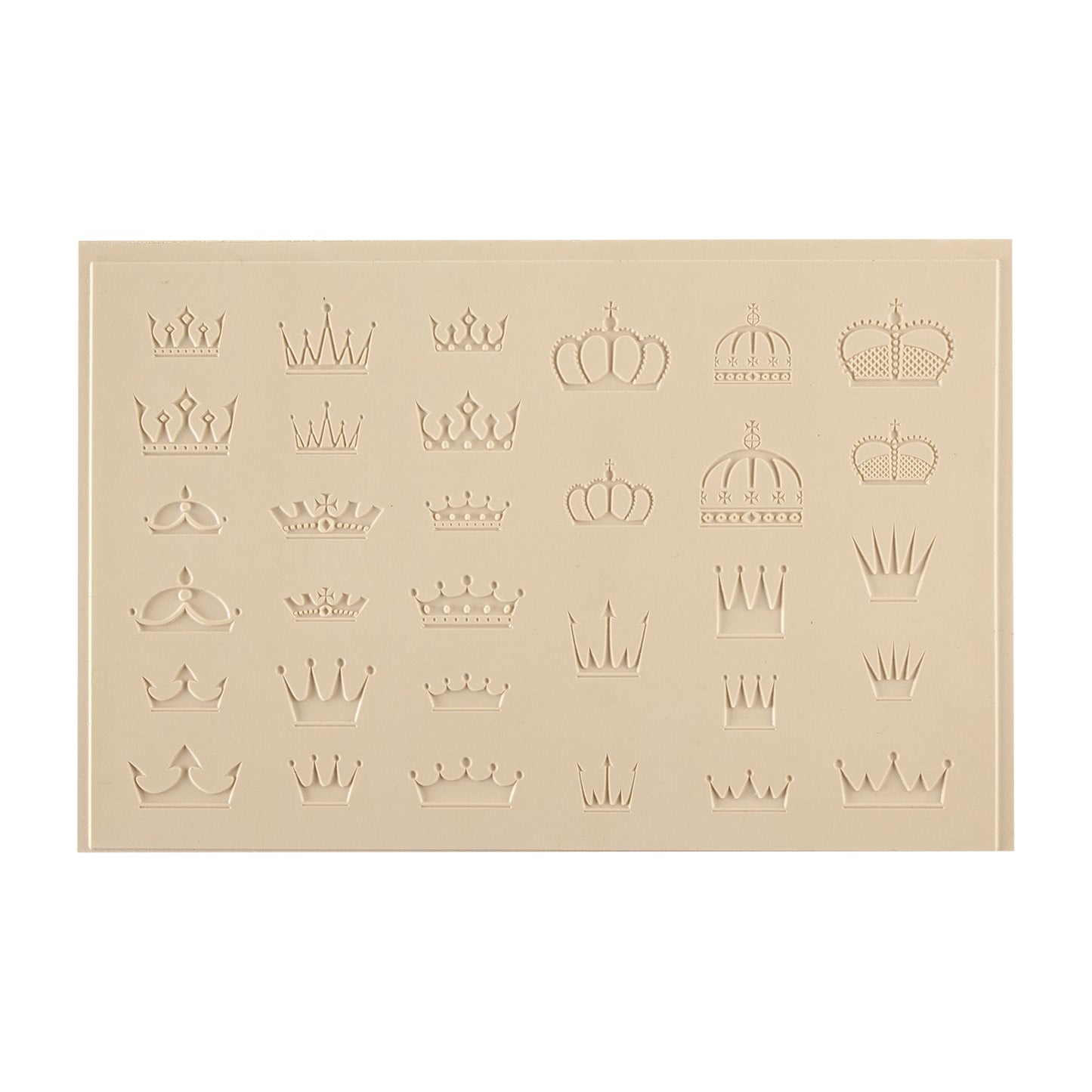 beige Jewelry Artist Elements - Texture - Crowns Embossed