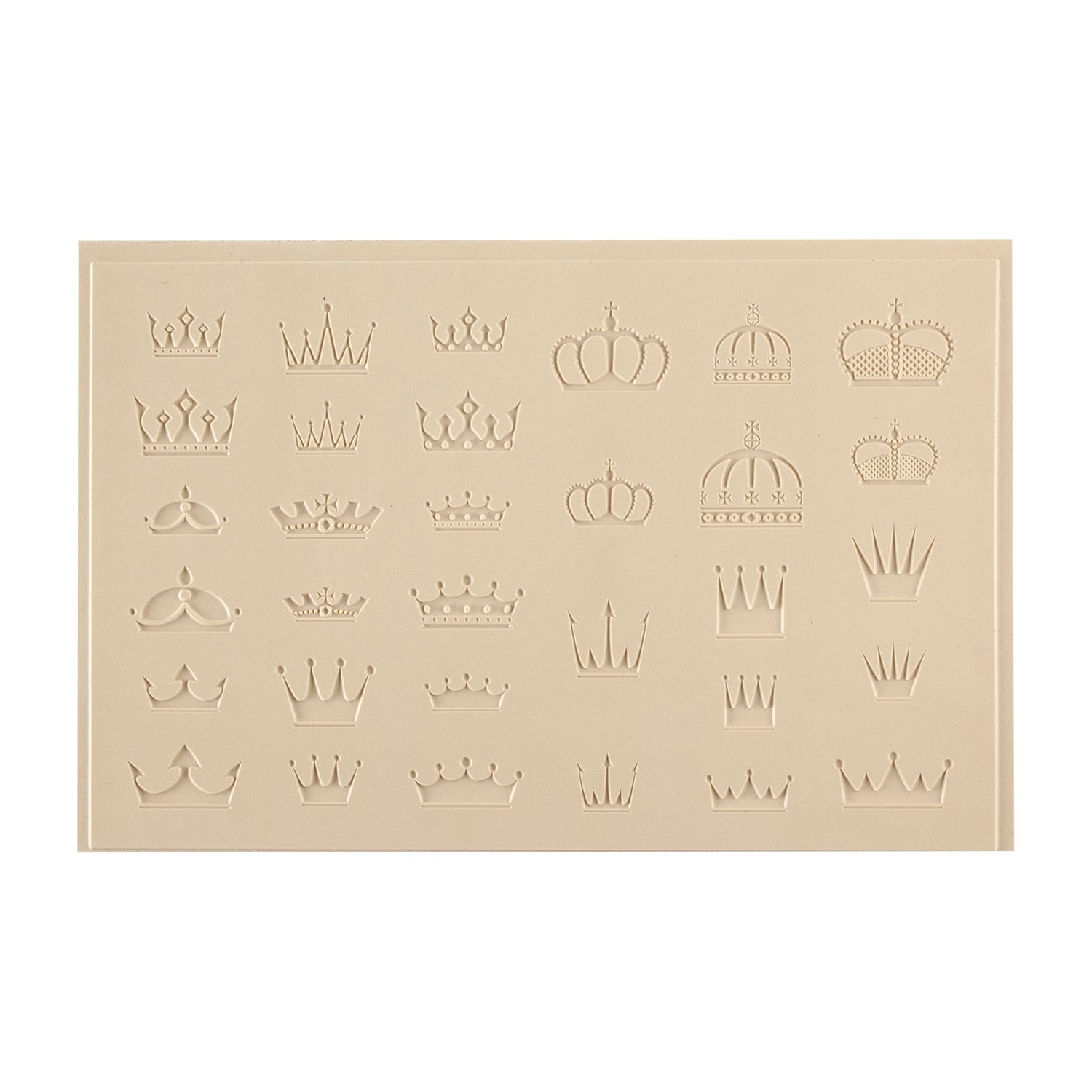 beige Jewelry Artist Elements - Texture - Crowns Embossed