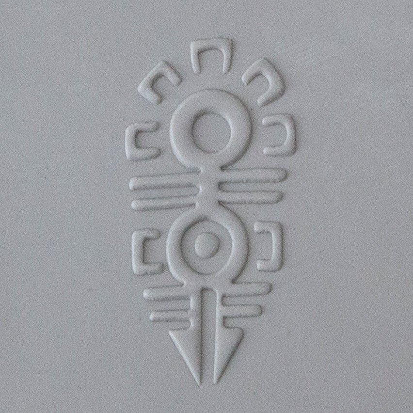 Jewelry Artist Elements - Texture - Symbols of Mexico 1 sample in gray clay