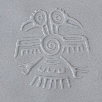 Jewelry Artist Elements - Texture - Symbols of Mexico 3 sample in gray clay