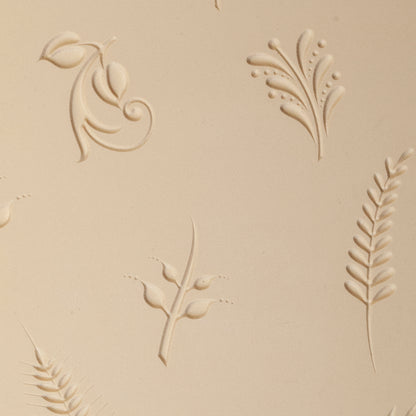 beige Jewelry Artist Elements - Texture - Fronds Foliage