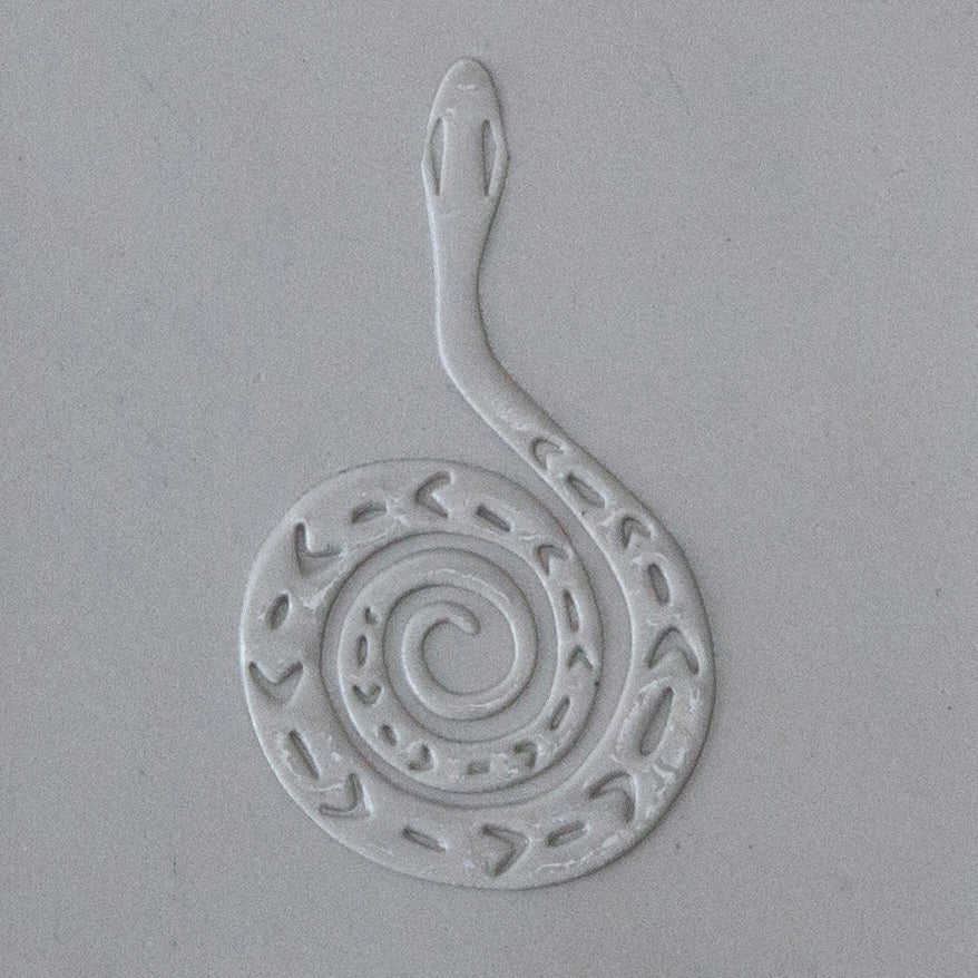 Jewelry Artist Elements - Texture - Shaman Ritual sample in gray clay