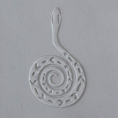 Jewelry Artist Elements - Texture - Shaman Ritual sample in gray clay