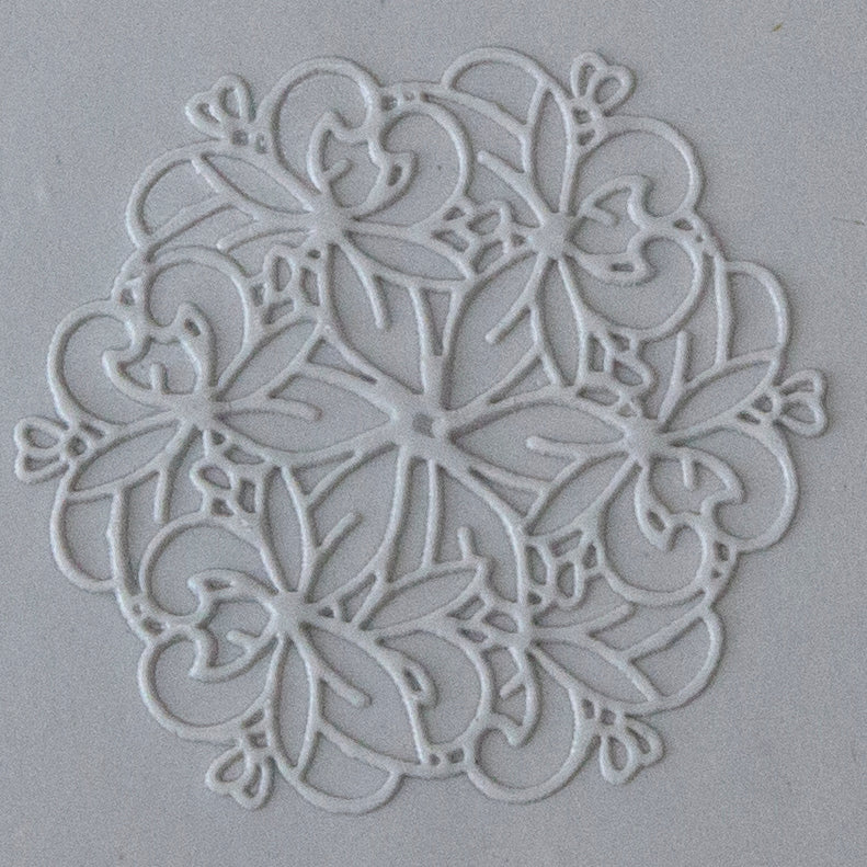 Jewelry Artist Elements - Texture - Leaf & Seed Elements - Pendants & Links sample in gray clay