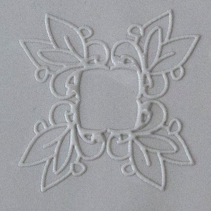 Jewelry Artist Elements - Texture - Leaf & Seed Elements - Charms, Connectors sample in gray clay
