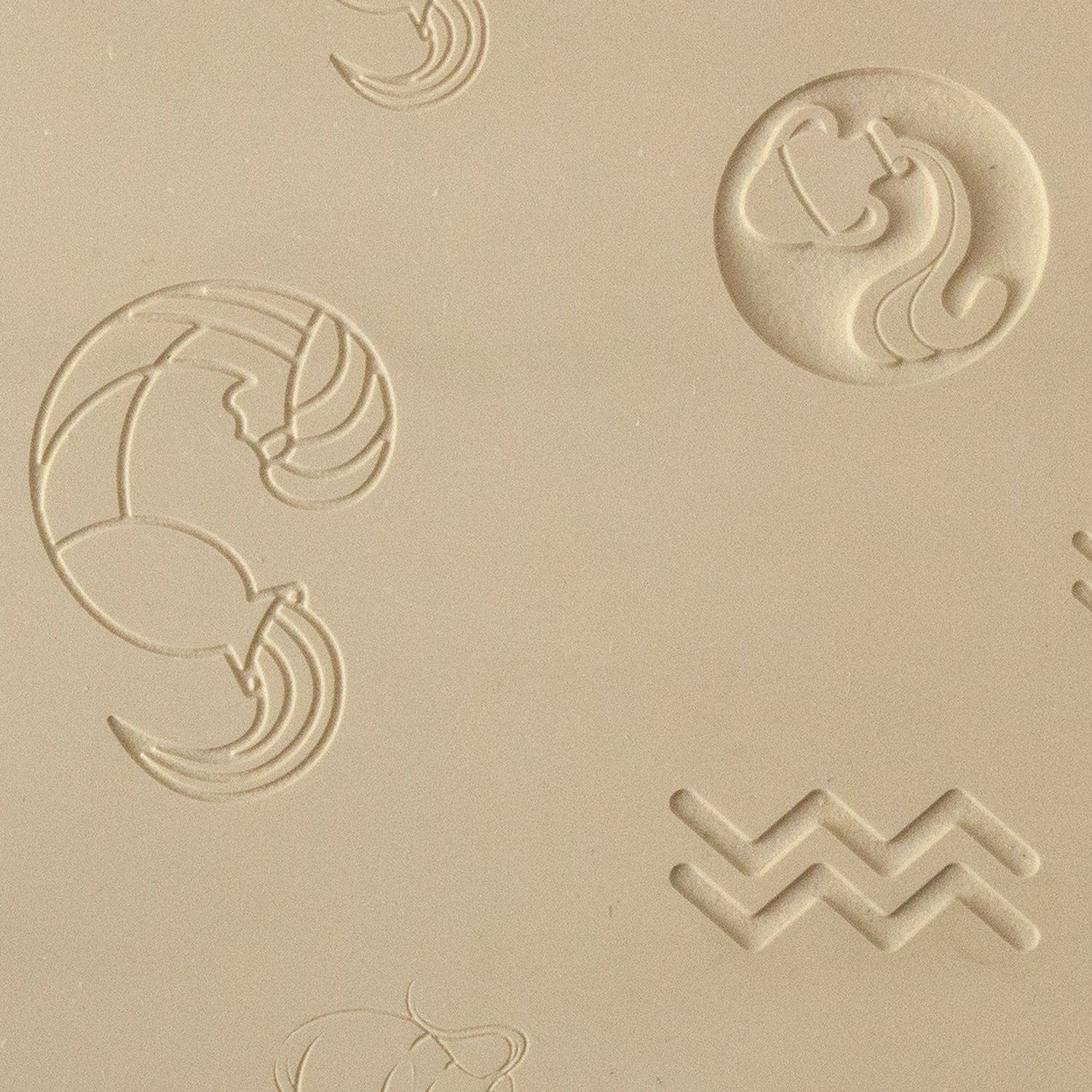 beige Jewelry Artist Elements - Texture - Astrology - Aquarius