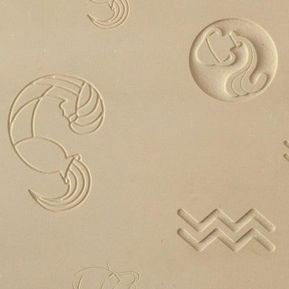 beige Jewelry Artist Elements - Texture - Astrology - Aquarius