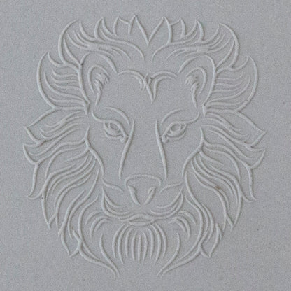Jewelry Artist Elements - Texture - Astrology - Leo sample in gray clay