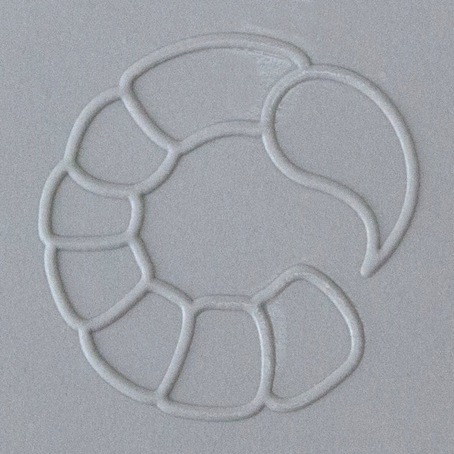 Jewelry Artist Elements - Texture - Astrology - Scorpio sample in gray clay