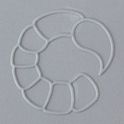 Jewelry Artist Elements - Texture - Astrology - Scorpio sample in gray clay