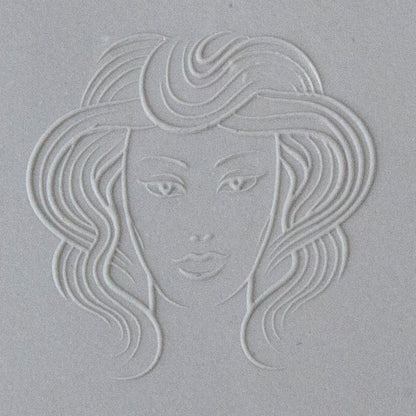 Jewelry Artist Elements - Texture - Astrology - Virgo sample in gray clay