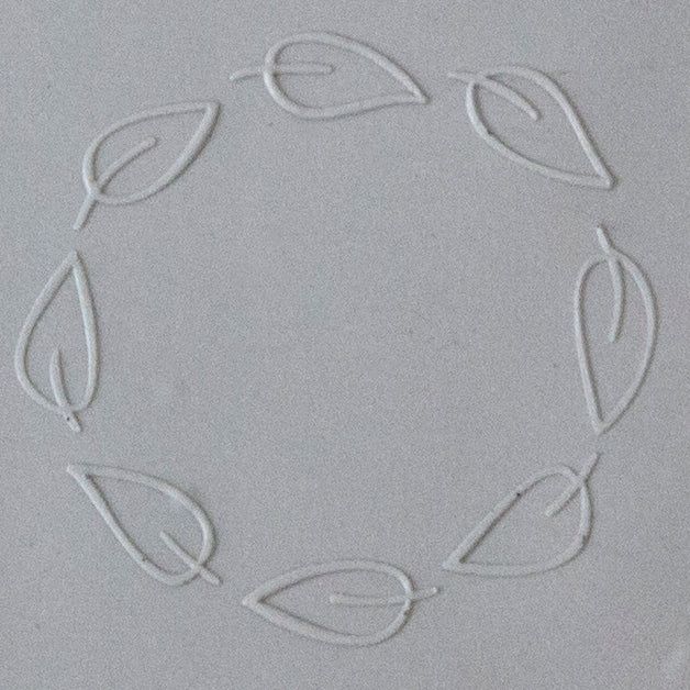 Jewelry Artist Elements - Texture - Greenery Accents sample in gray clay