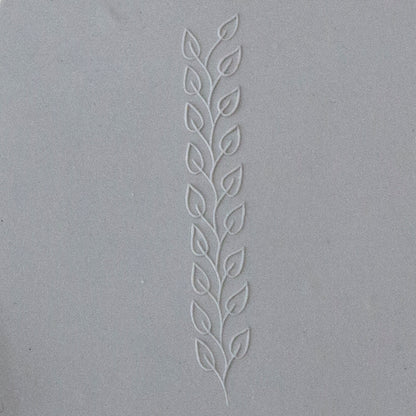 Jewelry Artist Elements - Texture - Fineline Vines 2 sample in gray clay