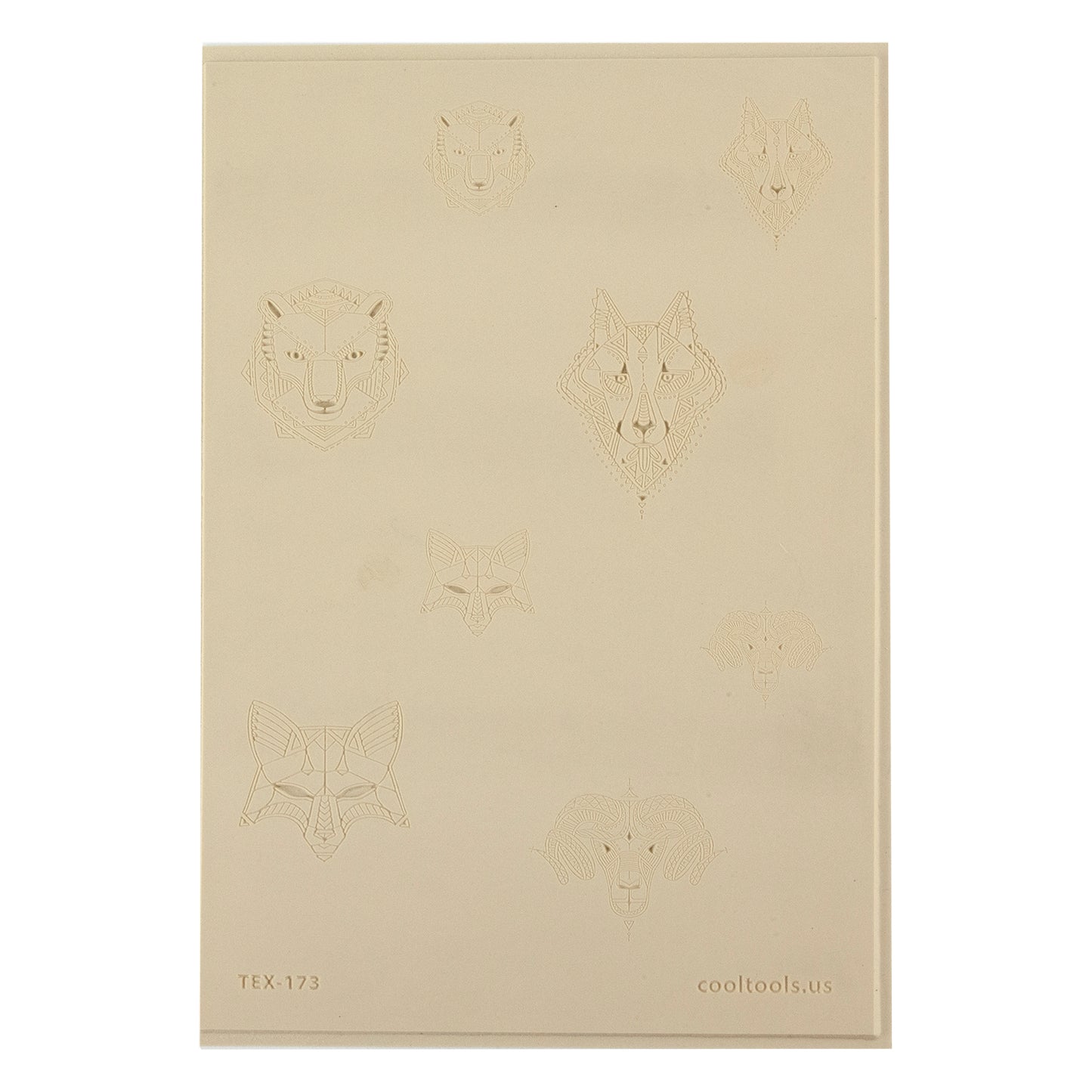 beige Jewelry Artist Elements - Texture - Stylized Animals: Fox, Ram, Wolf & Bear