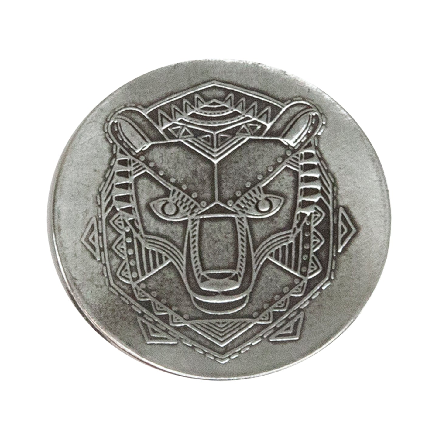 Jewelry Artist Elements - Texture - Stylized Animals: Fox, Ram, Wolf & Bear sample in silver