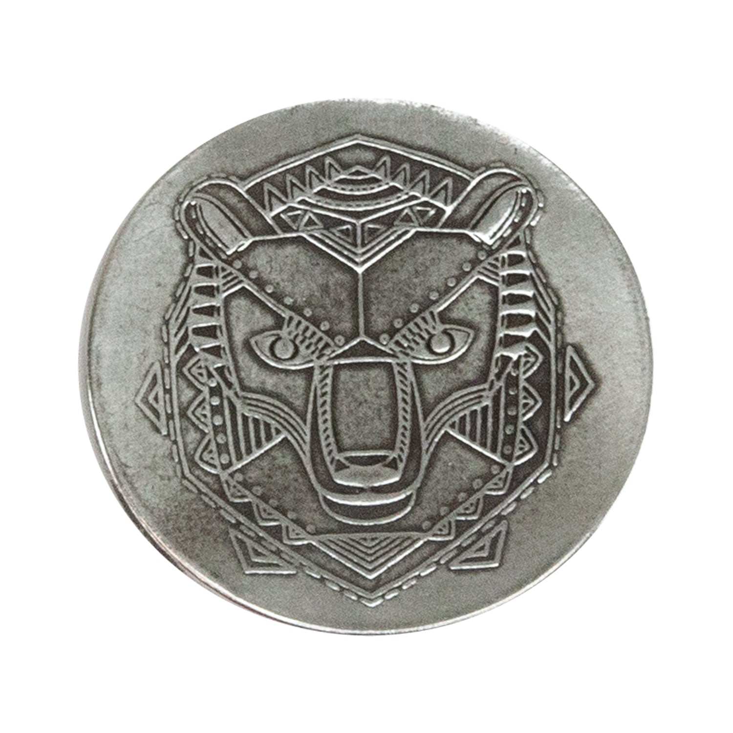 Jewelry Artist Elements - Texture - Stylized Animals: Fox, Ram, Wolf & Bear sample in silver