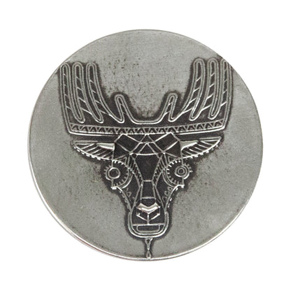 Jewelry Artist Elements - Texture - Stylized Animals:  Bobcat, Deer, Tiger & Lion sample in silver