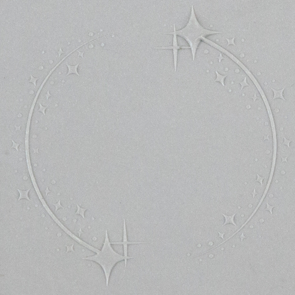 Jewelry Artist Elements - Texture - Stellar Borders sample in gray clay