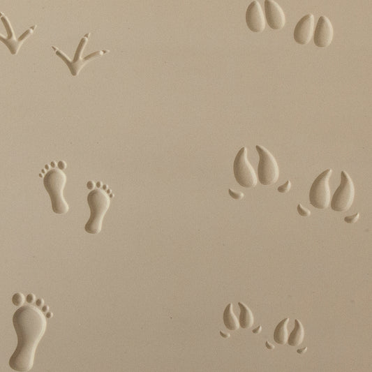 beige Jewelry Artist Elements - Texture - Paw Prints 3