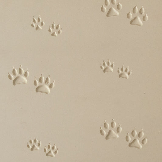 beige Jewelry Artist Elements - Texture - Paw Prints 2