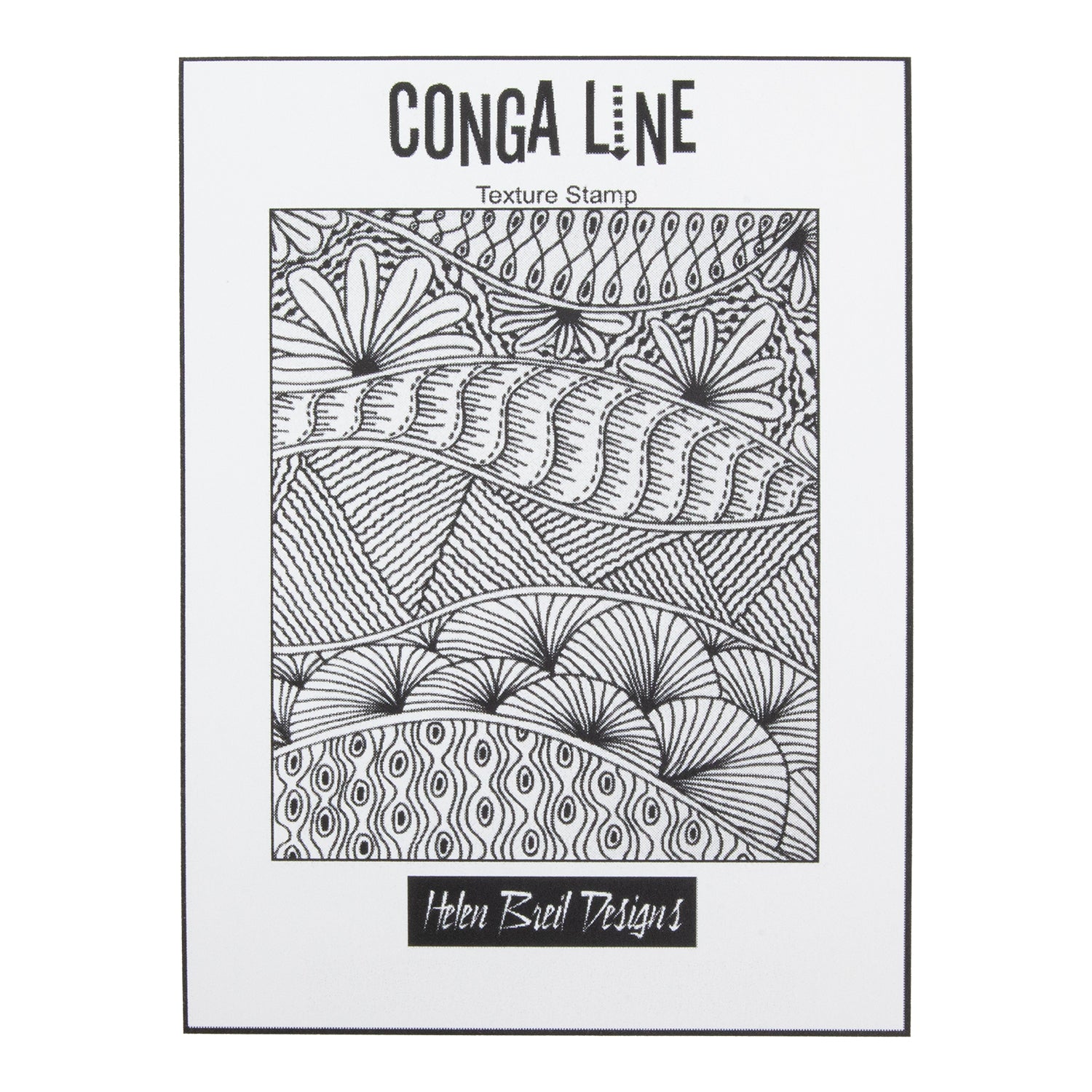 Helen Breil Texture Stamp - Conga Line graphics