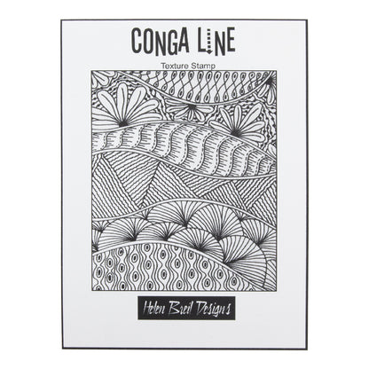 Helen Breil Texture Stamp - Conga Line graphics