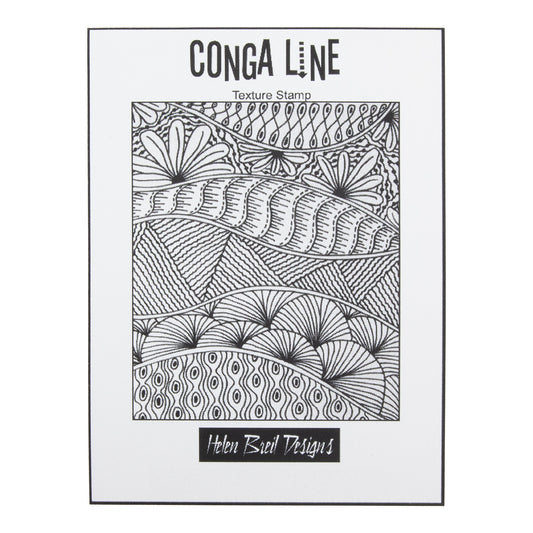 Helen Breil Texture Stamp - Conga Line graphics