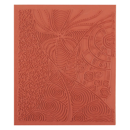 orange Helen Breil Texture Stamp - Fandango