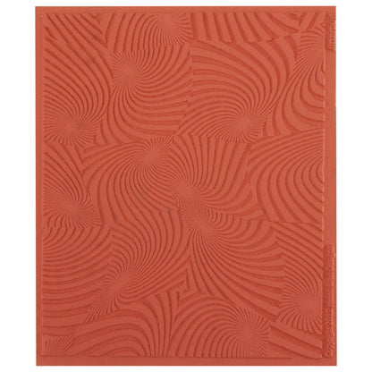 orange Helen Breil Texture Stamp - Jitterbug