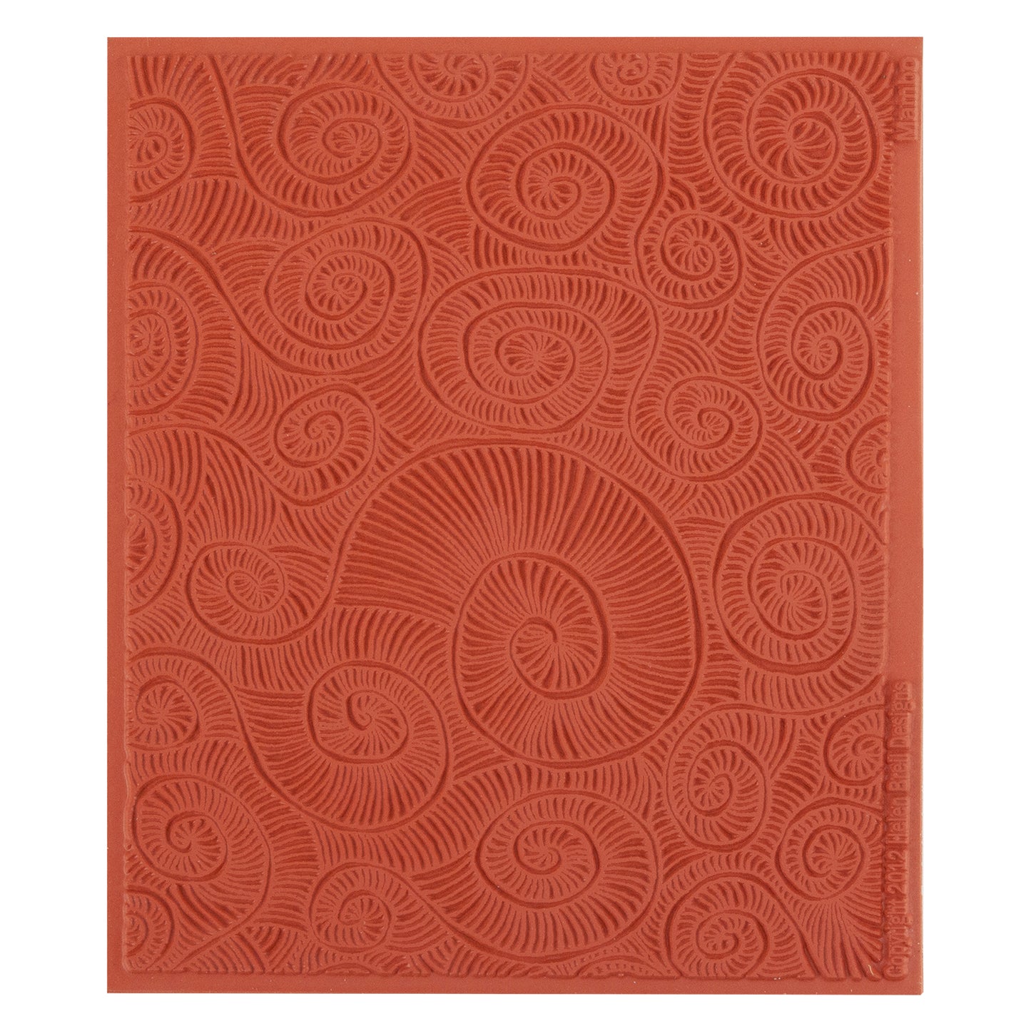 orange Helen Breil Texture Stamp - Mambo