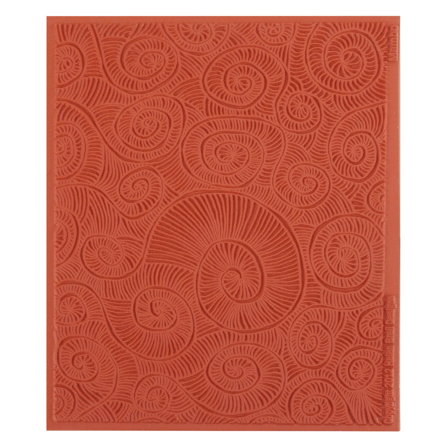 orange Helen Breil Texture Stamp - Mambo