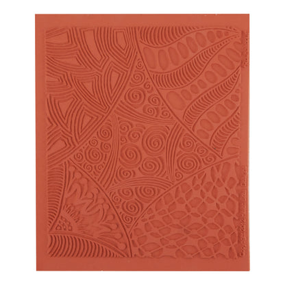 orange Helen Breil Texture Stamp - Roundabout