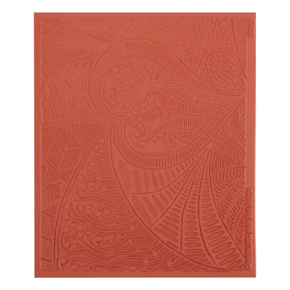 orange Helen Breil Texture Stamp - Tango