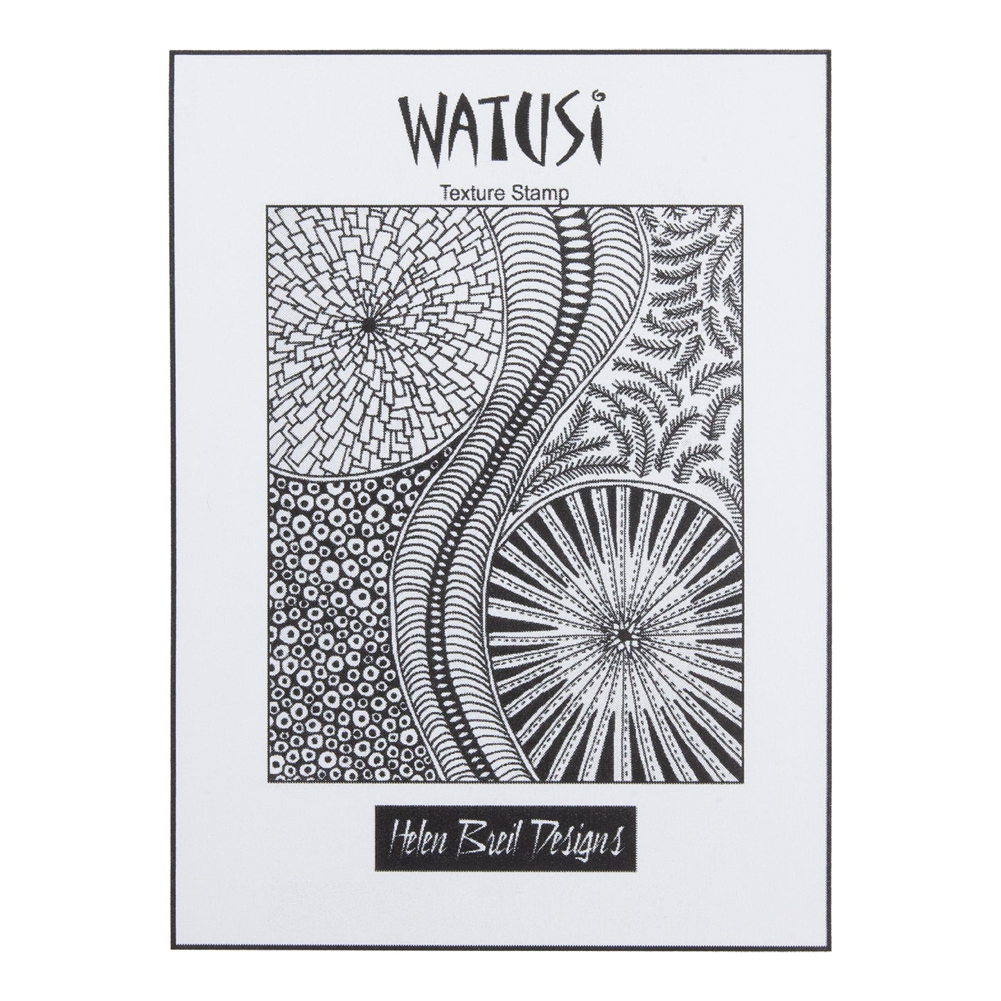 Helen Breil Texture Stamp - Watusi graphics