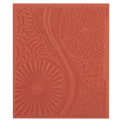 orange Helen Breil Texture Stamp - Watusi