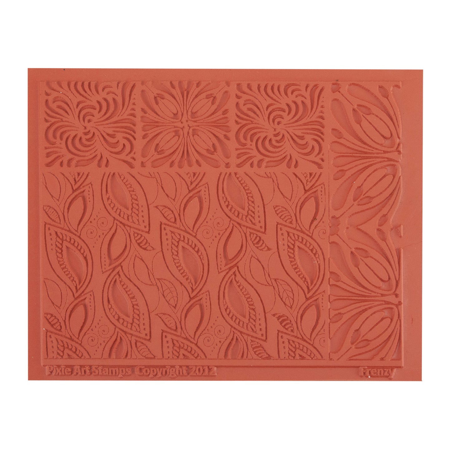 orange Pixie Art Texture Stamp - Frenzy
