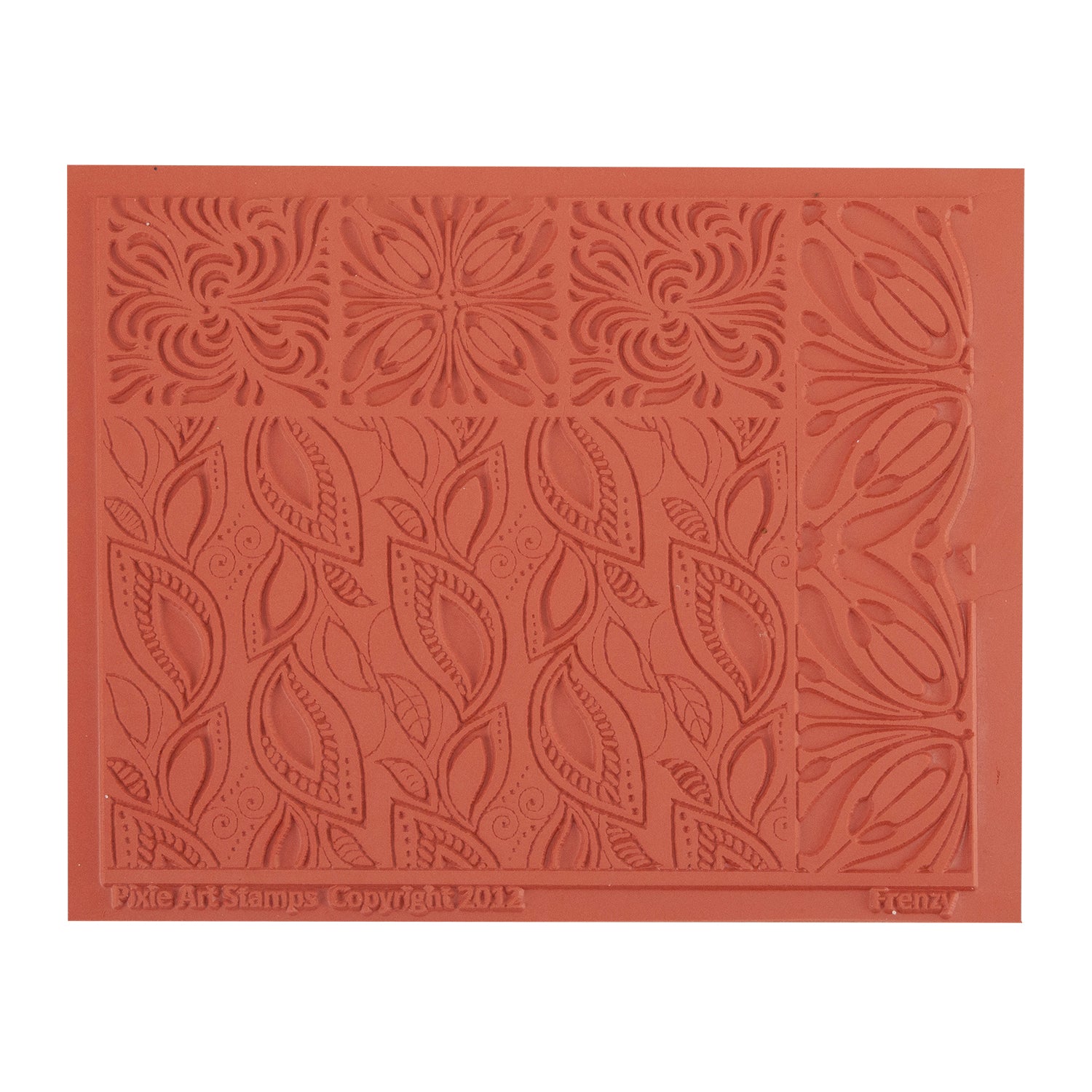 orange Pixie Art Texture Stamp - Frenzy