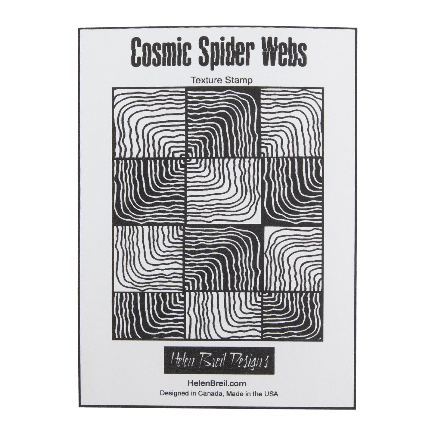 Helen Breil Texture Stamp - Cosmic Spider Webs graphics