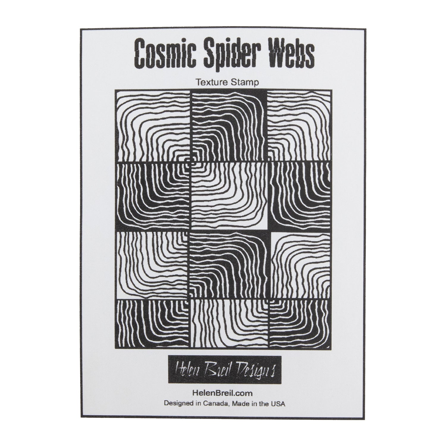 Helen Breil Texture Stamp - Cosmic Spider Webs graphics