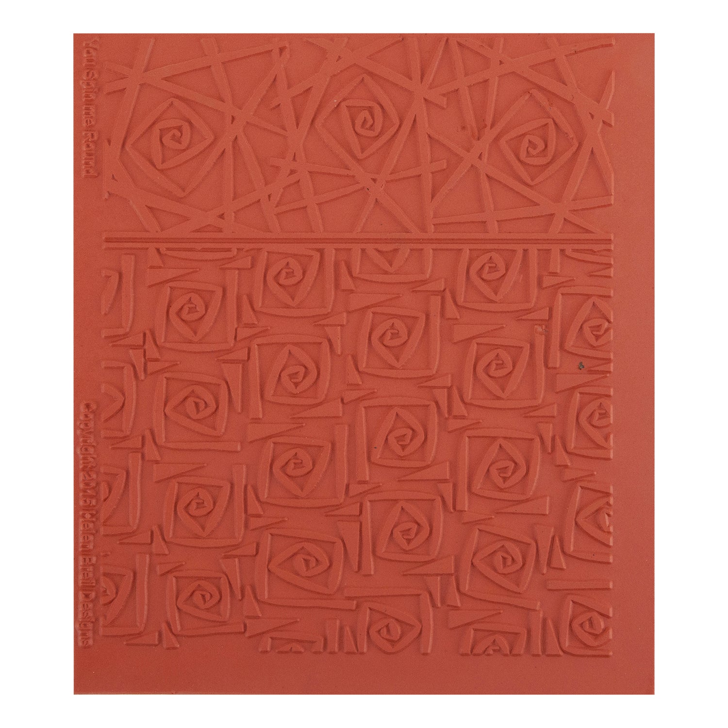 orange Helen Breil Texture Stamp - You Spin Me Round