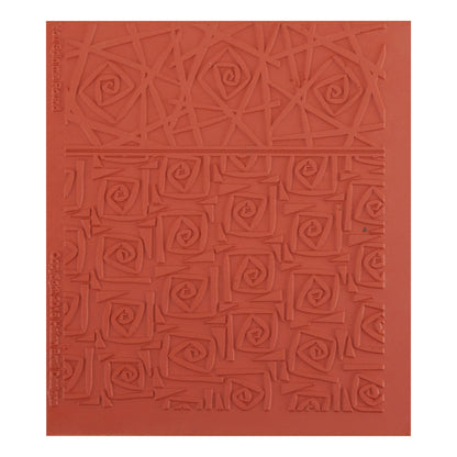 orange Helen Breil Texture Stamp - You Spin Me Round