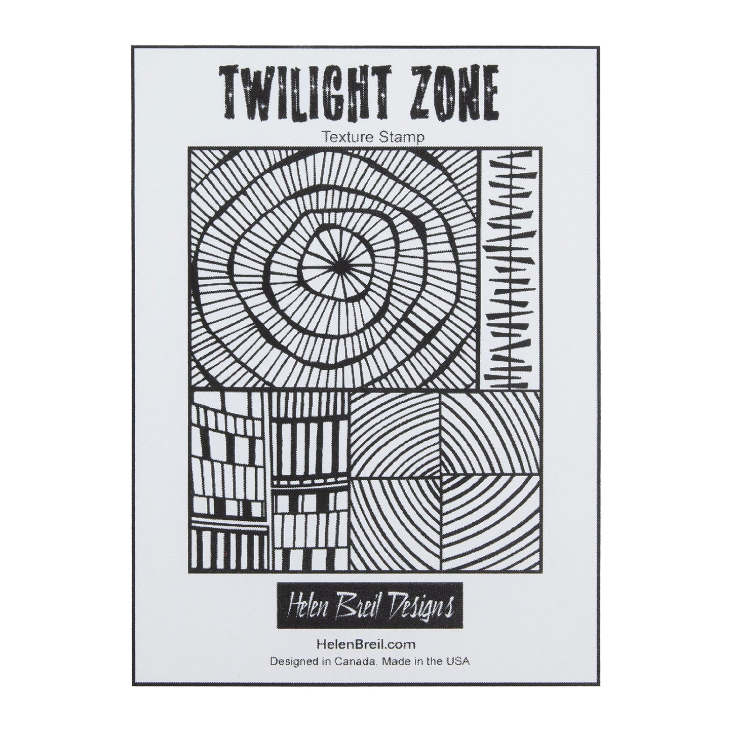 Helen Breil Texture Stamp - Twilight Zone graphics