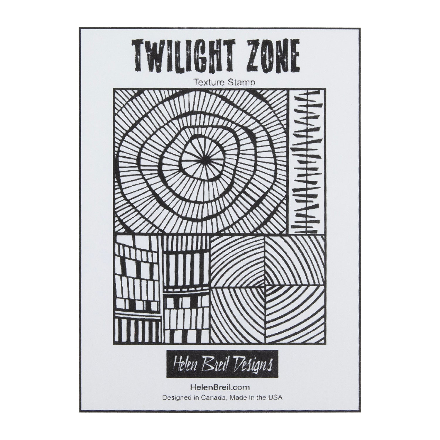 Helen Breil Texture Stamp - Twilight Zone graphics