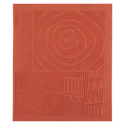 orange Helen Breil Texture Stamp - Twilight Zone