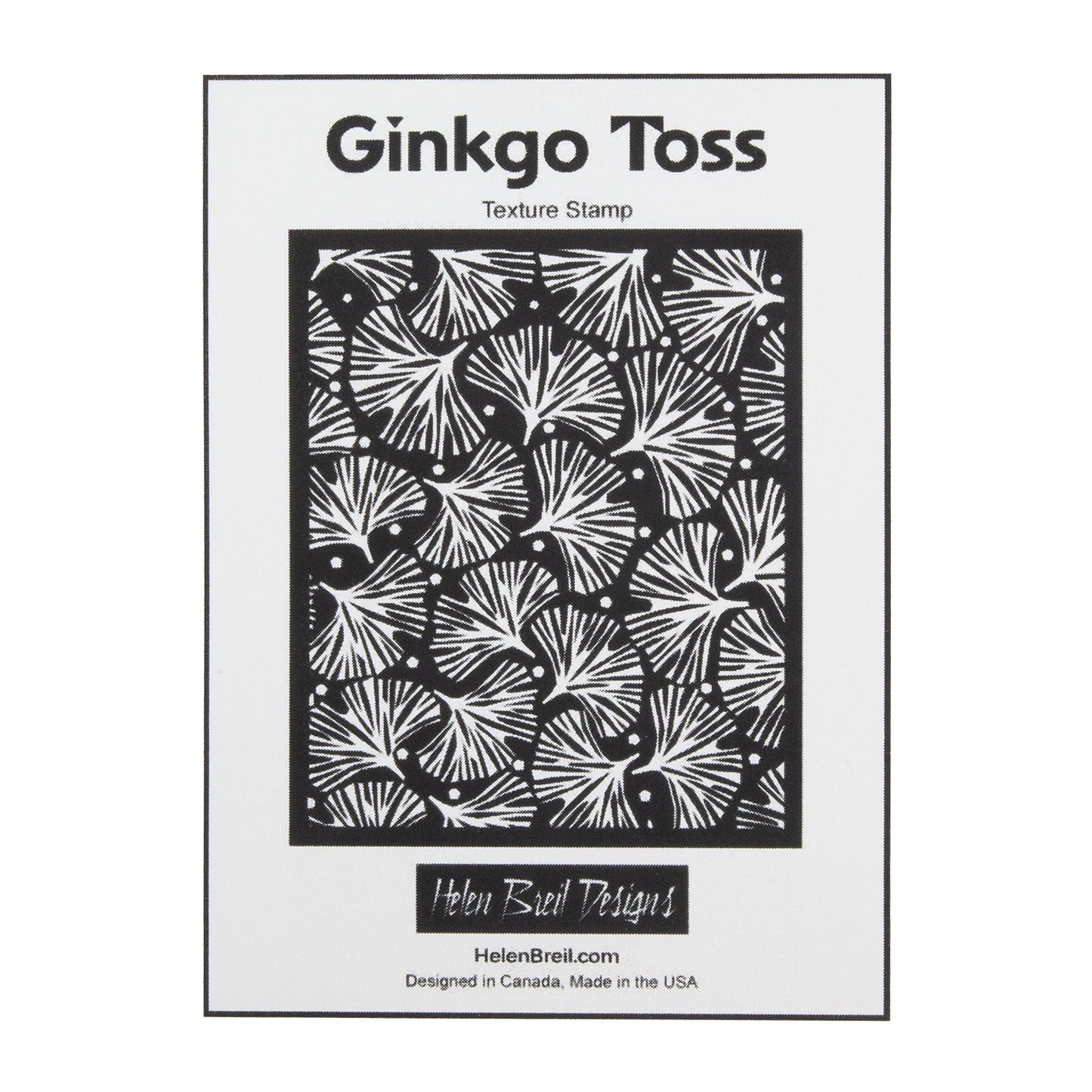 Helen Breil Texture Stamp - Ginko Toss graphics