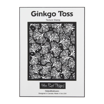 Helen Breil Texture Stamp - Ginko Toss graphics