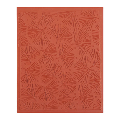 orange Helen Breil Texture Stamp - Ginko Toss