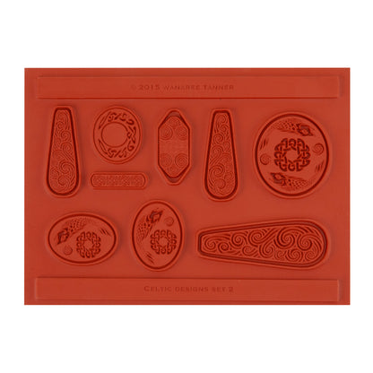 orange Wanaree Tanner Signature Texture Plate - Salmon of Knowledge